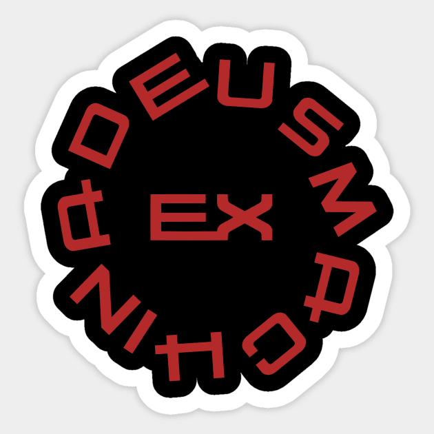 DEUS EX MACHINA Sticker by DEMON LIMBS